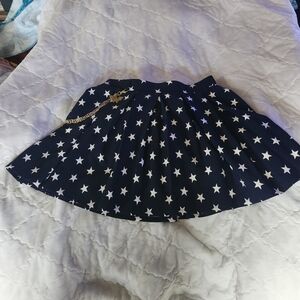 Her Universe Blue Mini Skater Skirt Pleated